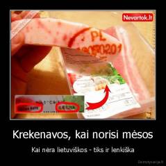 Krekenavos, kai norisi mėsos - Kai nėra lietuviškos - tiks ir lenkiška