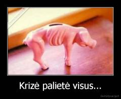 Krizė palietė visus... - 