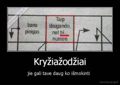 Kryžiažodžiai - jie gali tave daug ko išmokinti 