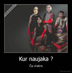 Kur naujaka ? - Čia chebra