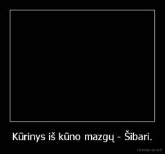 Kūrinys iš kūno mazgų - Šibari. - 