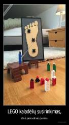 LEGO kaladėlių susirinkimas, - eilinis pasiruošimas puolimui