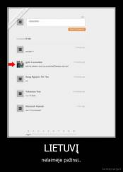 LIETUVĮ - nelaimėje pažinsi..