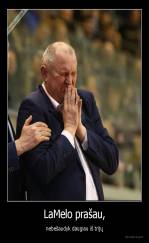 LaMelo prašau, - nebešaudyk daugiau iš trijų