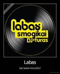 Labas - kas laukia koncerto?