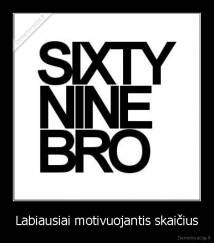 Labiausiai motivuojantis skaičius - 