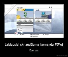 Labiausiai skriaudžiama komanda FIF'oj - Everton