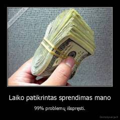 Laiko patikrintas sprendimas mano - 99% problemų išspręsti.
