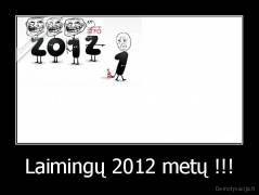 Laimingų 2012 metų !!! - 