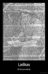 Laiškas - Iš kariuomenės