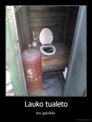 Lauko tualeto - oro gaiviklis 