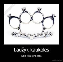 Laužyk kaukoles - Kaip tikra princesė