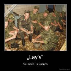 „Lay's“ - Su meile..iš Rusijos