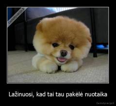 Lažinuosi, kad tai tau pakėlė nuotaika - 