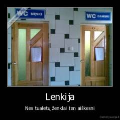 Lenkija - Nes tualetų ženklai ten aiškesni