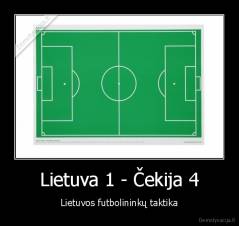 Lietuva 1 - Čekija 4 - Lietuvos futbolininkų taktika