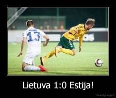 Lietuva 1:0 Estija! - 