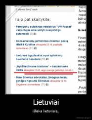 Lietuviai - išlieka lietuviais..