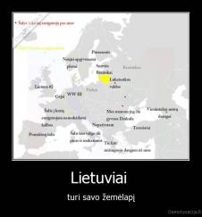 Lietuviai  - turi savo žemėlapį