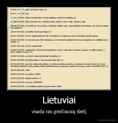 Lietuviai - visada ras greičiausią išeitį