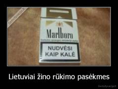 Lietuviai žino rūkimo pasėkmes - 