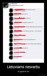 Lietuviams nesvarbu - ar gyva-ar ne