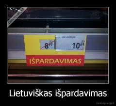 Lietuviškas išpardavimas - 