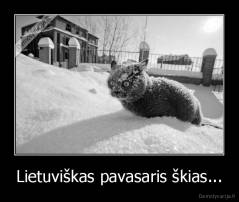 Lietuviškas pavasaris škias... - 