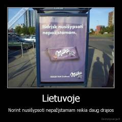 Lietuvoje - Norint nusišypsoti nepažįstamam reikia daug drąsos