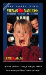 Lietuvoje penkiolika metų iš eilės per Kalėdas - rodomas tas pats filmas “Vienas namuose”