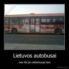 Lietuvos autobusai - nes tik jie reklamuoja taxi