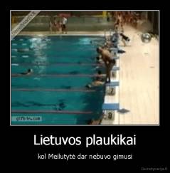 Lietuvos plaukikai - kol Meilutytė dar nebuvo gimusi