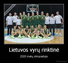 Lietuvos vyrų rinktinė - 2020 metų olimpiadoje