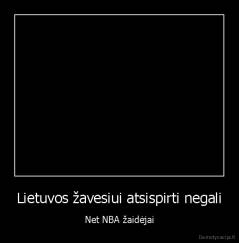 Lietuvos žavesiui atsispirti negali - Net NBA žaidėjai