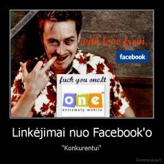 Linkėjimai nuo Facebook'o - "Konkurentui"