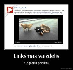 Linksmas vaizdelis - Nusijuok ir palaikink