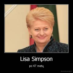 Lisa Simpson - po 47 metų