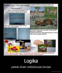 Logika - padeda išrasti netikėčiausias teorijas