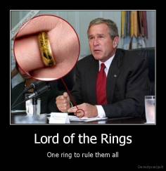 Lord of the Rings - One ring to rule them all