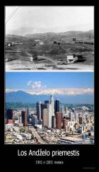 Los Andželo priemestis  - 1901 ir 2001 metais