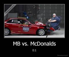 MB vs. McDonalds - 0:1