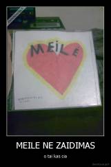 MEILE NE ZAIDIMAS - o tai kas cia