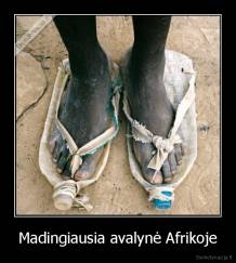 Madingiausia avalynė Afrikoje - 
