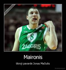 Maironis - tikroji pavardė Jonas Mačiulis