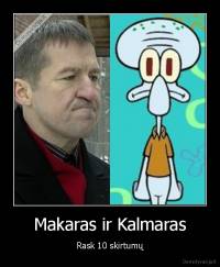 Makaras ir Kalmaras - Rask 10 skirtumų