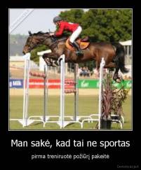 Man sakė, kad tai ne sportas - pirma treniruotė požiūrį pakeitė