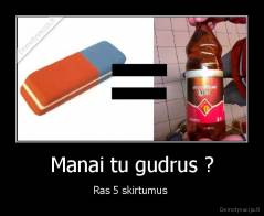Manai tu gudrus ? - Ras 5 skirtumus 