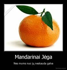 Mandarinai Jėga - Nes mums nuo jų neskauda galva