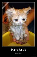 Mane ką tik - išmaudė...