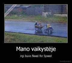 Mano vaikystėje - irgi buvo Need for Speed